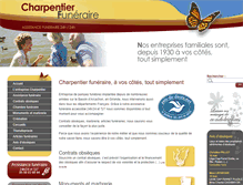 Tablet Screenshot of charpentier-funeraire.com
